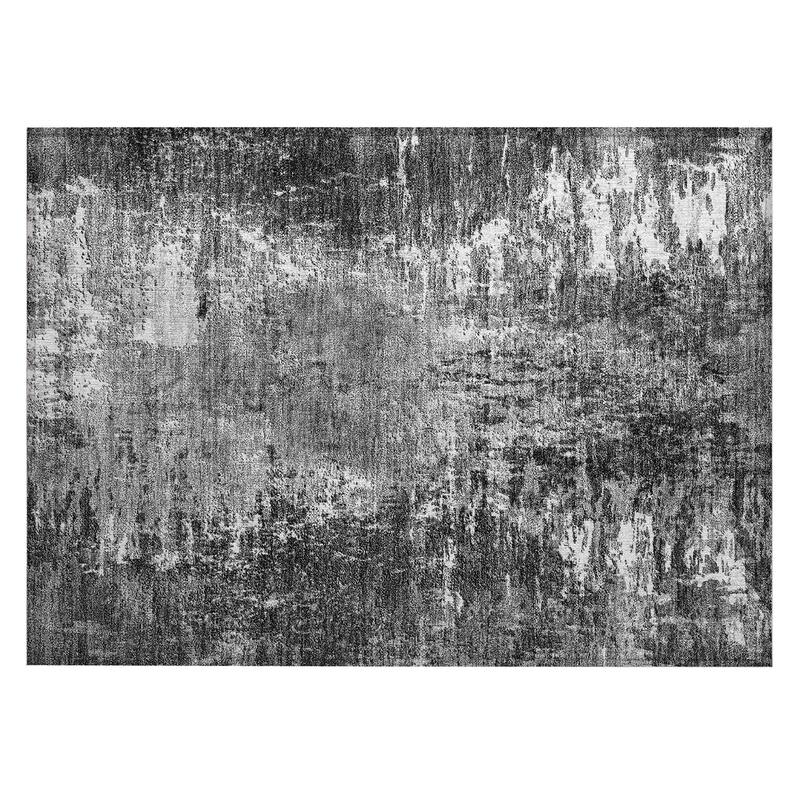 Machine Washable Indoor/ Outdoor Chantille Abstract Contemporry Rug
