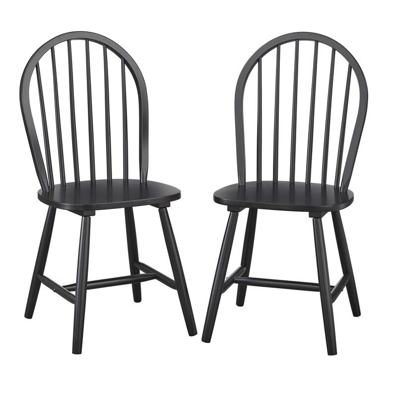 Simple Living Franklin Solid Wood Spindle Dining Chair (Set of 2)
