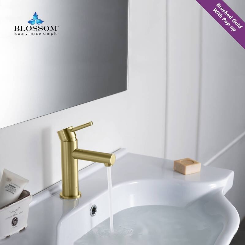 Solid Brass Leed Free Single Handle Bathroom Faucet