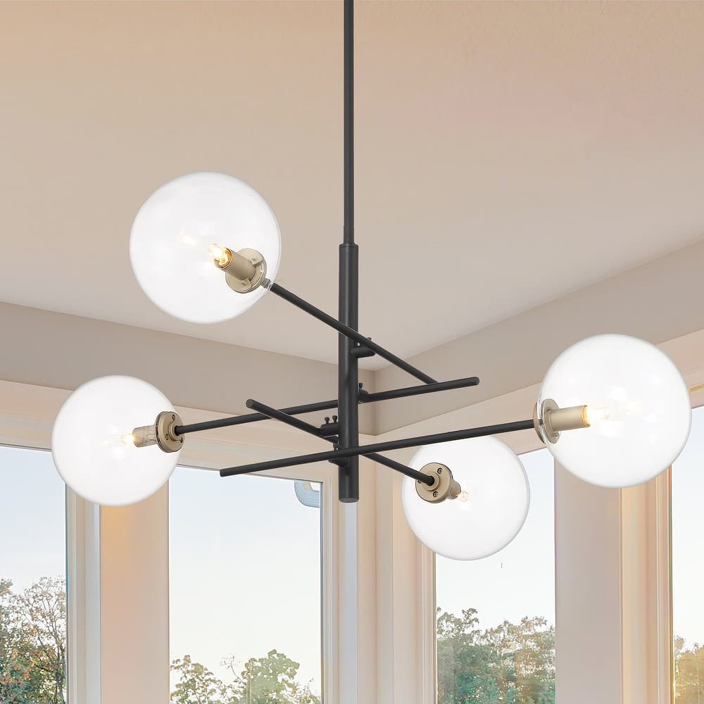 Caucy 4-Light Sputnik Modern Chandelier-UL - 32 inches