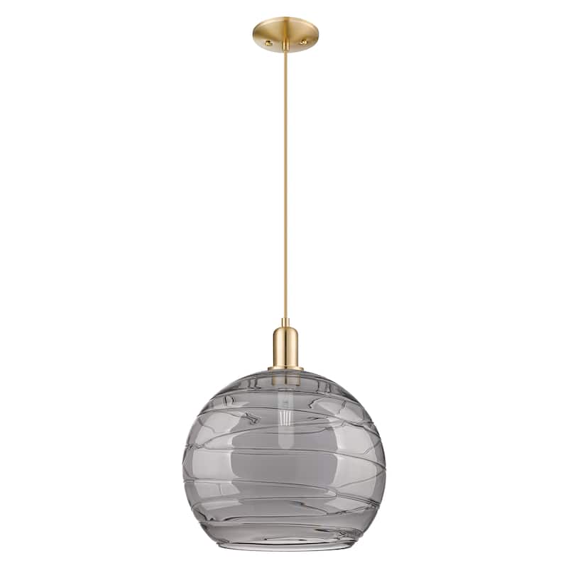 Innovations Lighting Endless Possibilities Arcadia - Athens Deco Swirl - 1 Light 14" Cord Hung Mini Pendant - Champagne Bronze