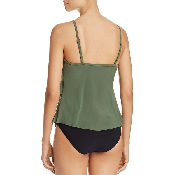 olive green bathing suit top