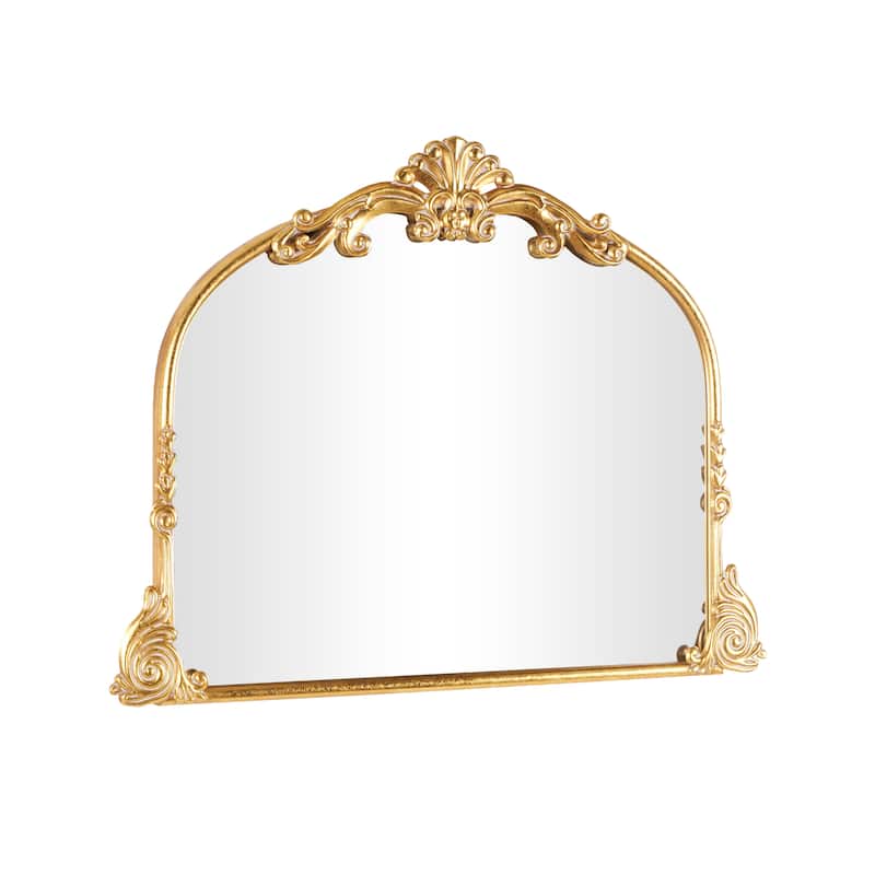 Metal Scroll Ornate Baroque Floor or Wall Mirror - Gold - Various Sizes and Shapes - Roche River Decor