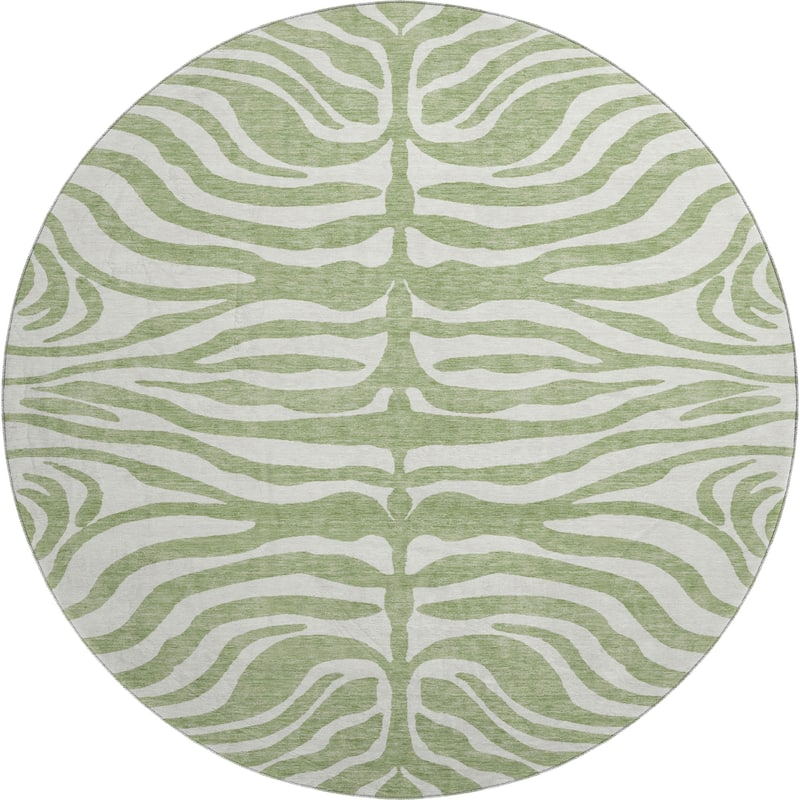 Premium Washable Super Soft Zebra Print Mayfield Rug