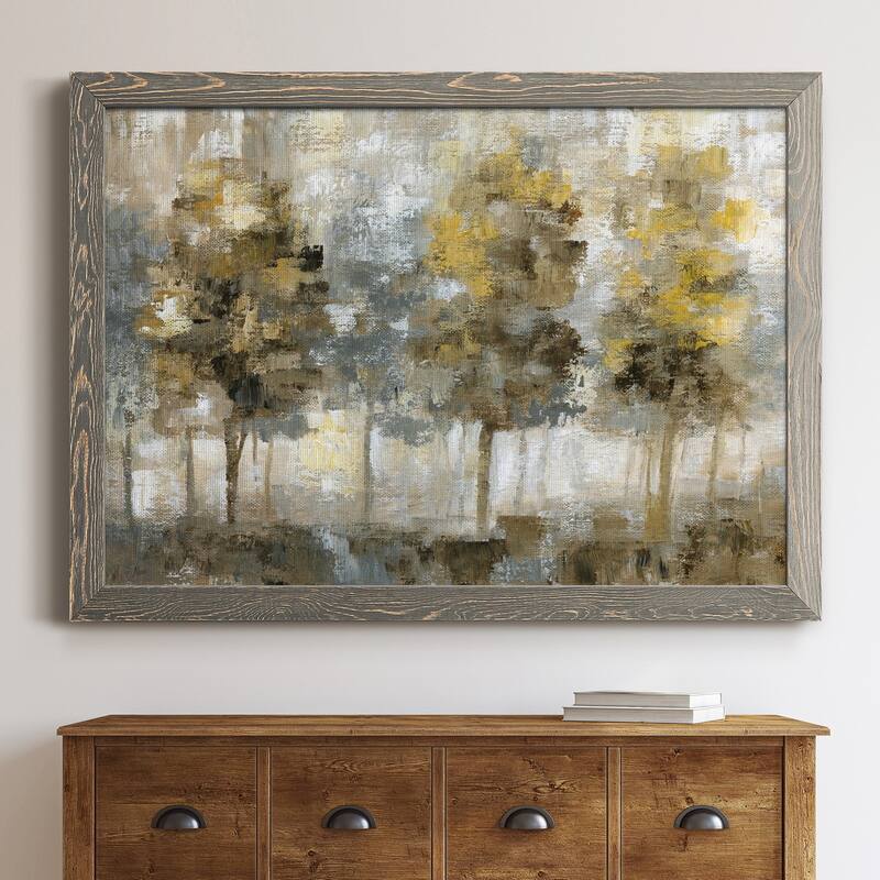 Linen Trees-Premium Framed Canvas - Ready to Hang