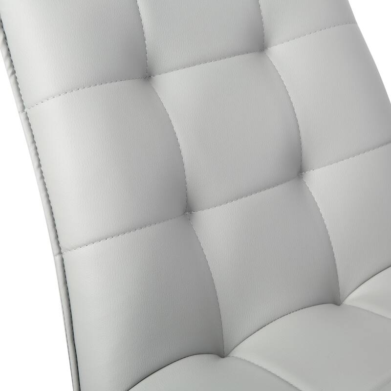 Porthos Home Leona Adjustable Steel and Faux Leather Office Chair