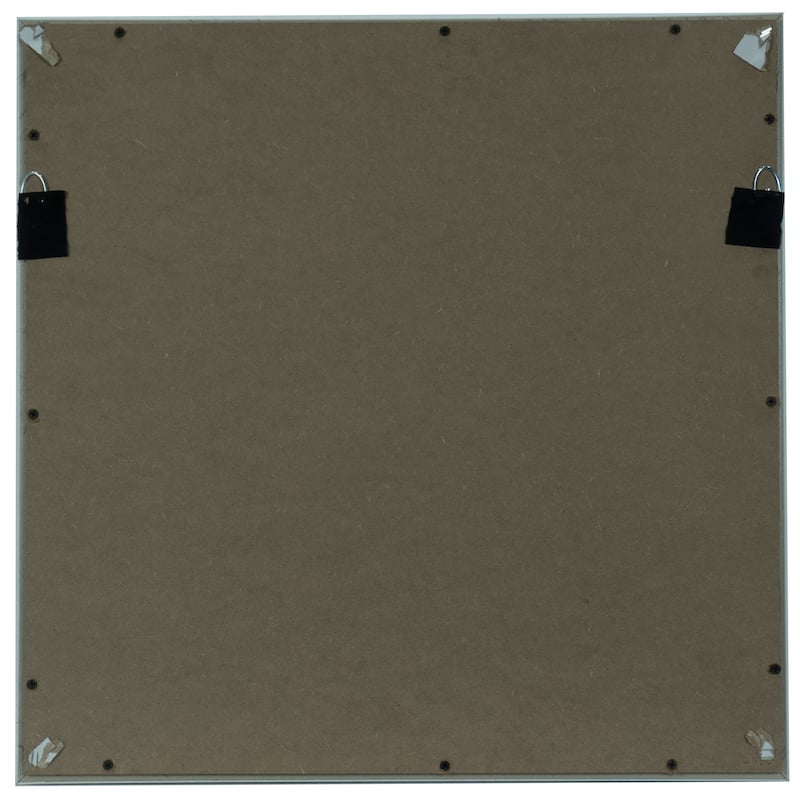 HUJI White Ridges Shadow Box Wall Decor