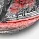 preview thumbnail 2 of 8, Designart 'Big Red Tree on Foggy Day' Oversized Floral Wall CLock