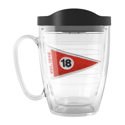 Tervis Golf Eighteenth Hole 46 Made in USA Double Walled Insulated Travel Tumbler, Eighteenth Hole - 16oz Mug