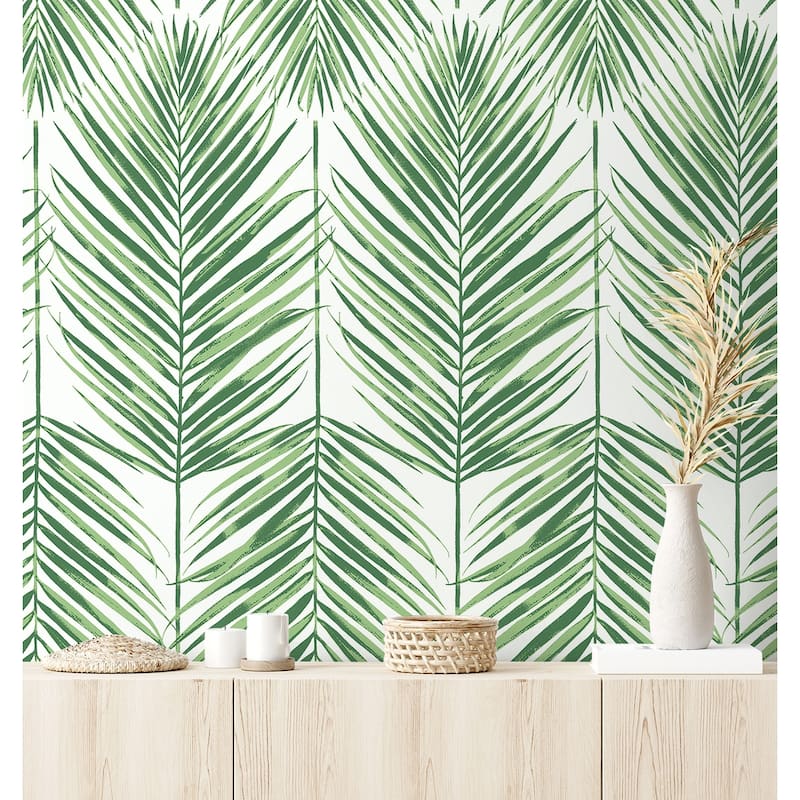 NextWall Paradise Palms Peel and Stick Wallpaper