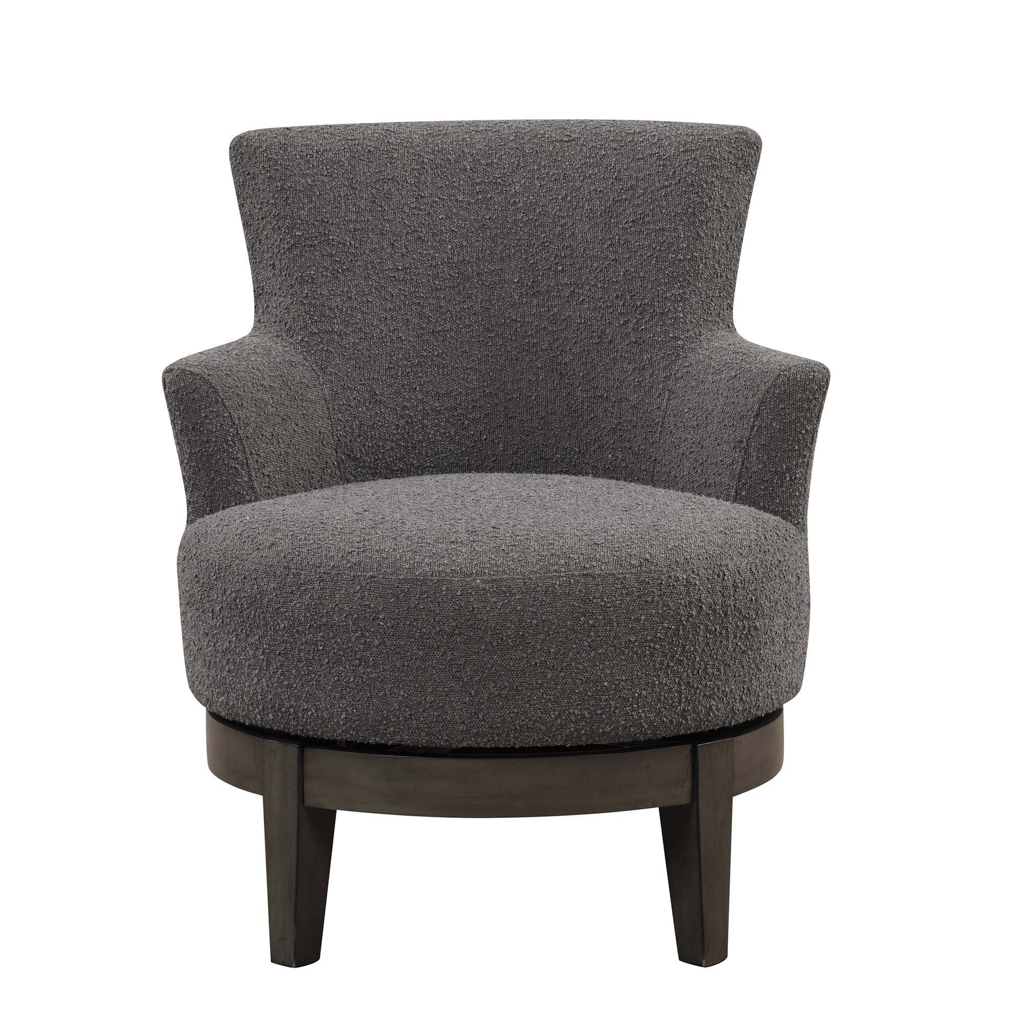 360 Degree Sherpa Swivel Accent Chairs Modern Wingback Barrel Chair