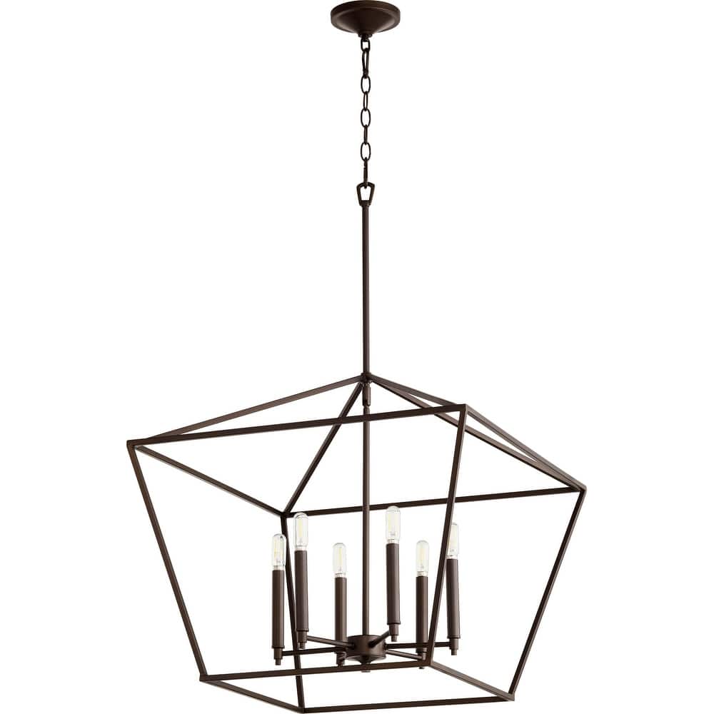 Quorum International Gabriel 6 Light 24" Wide Pendant