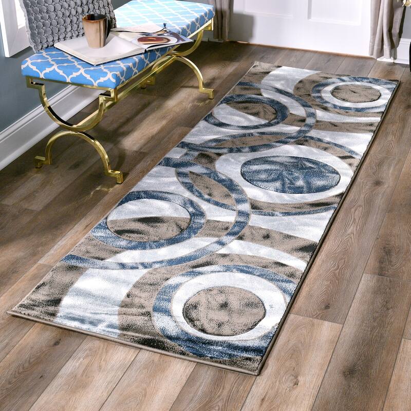 Orelsi Collection Abstract Area Rug