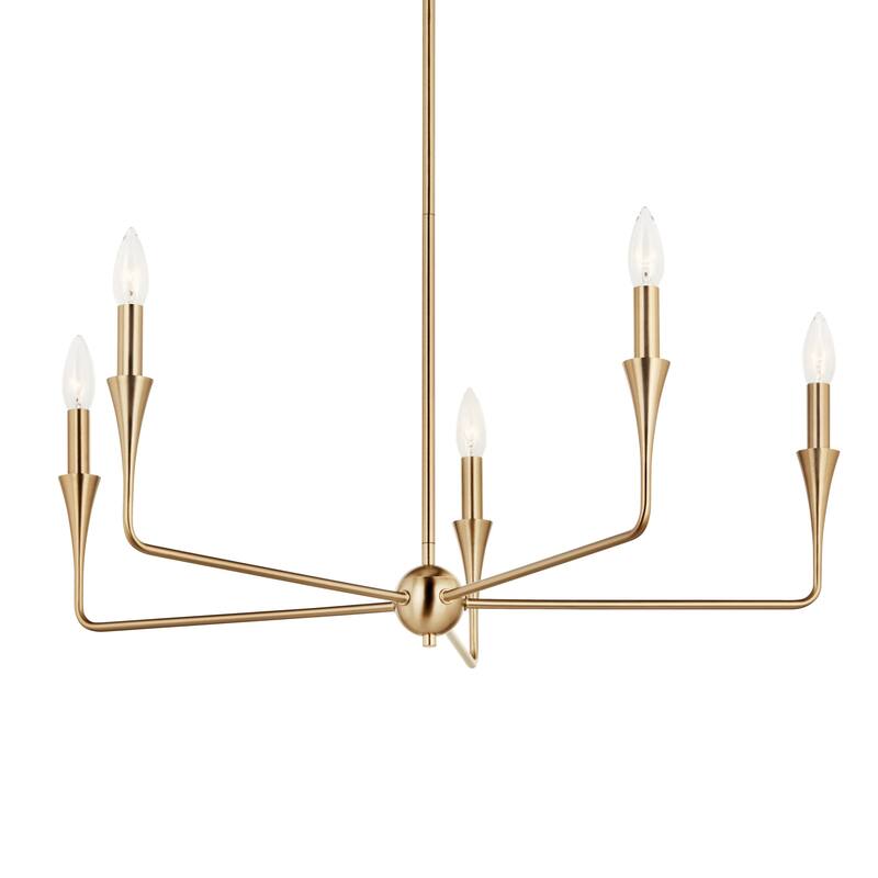 Kichler 52689 Alvaro 5 Light 31" Wide Taper Candle Style Chandelier