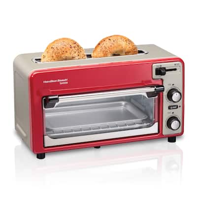 Hamilton Beach Toastation 2-slice Toaster and Countertop Toaster Oven