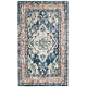 preview thumbnail 138 of 164, SAFAVIEH Monaco Lillie Boho Medallion Distressed Area Rug 3' x 5' - Navy/Light Blue