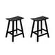 preview thumbnail 27 of 48, Laguna 24" All-Weather Resistant Outdoor Patio Bar Stool (Set of 2)