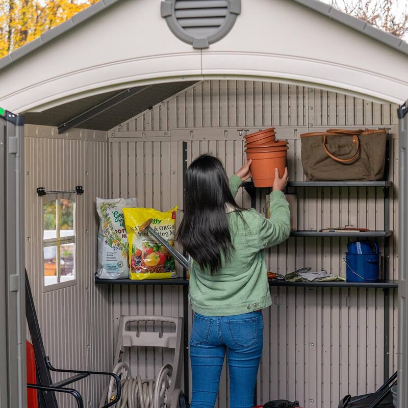 Lifetime 8 Ft. x 7.5 Ft. Outdoor Storage Shed (6411)