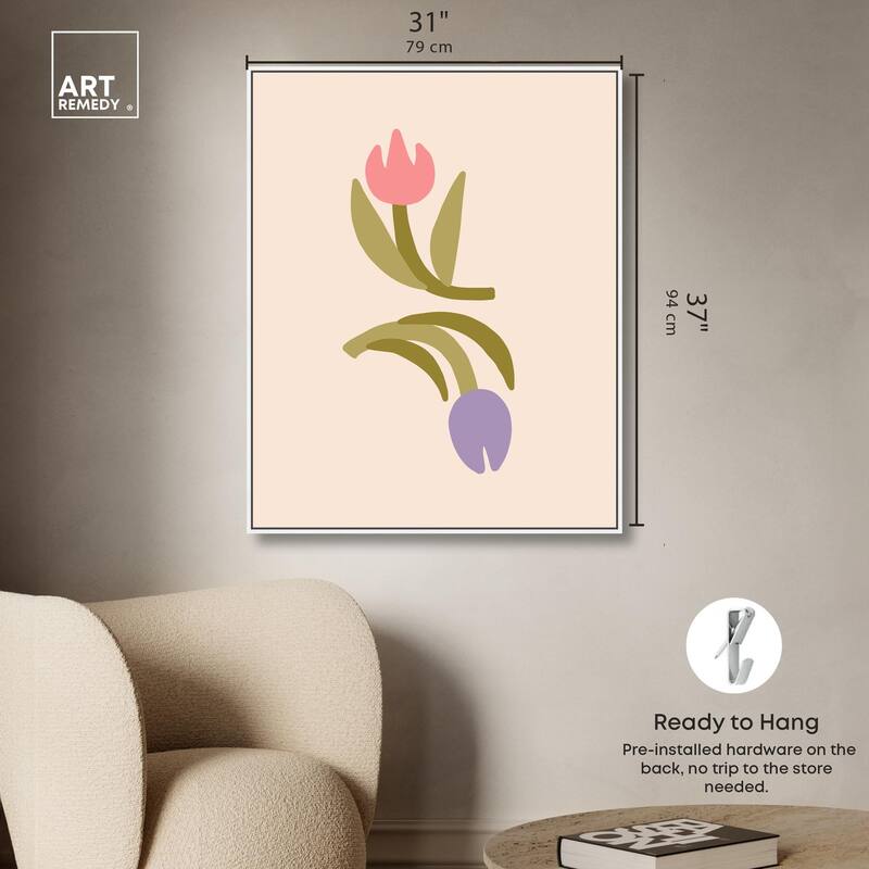 Tulips for my Twenties Canvas by Art Remedy