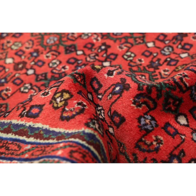 ECARPETGALLERY Hand-knotted Andelz Red Wool Rug - 3'3 x 4'9