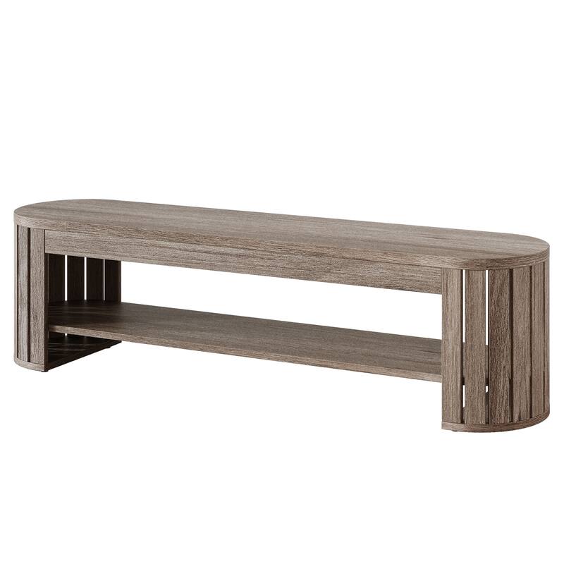 Wood Entryway Shoe Bench, Shoe Storage Bench, Bedroom Entrance Living Room End of Bed Stool Accent Bench