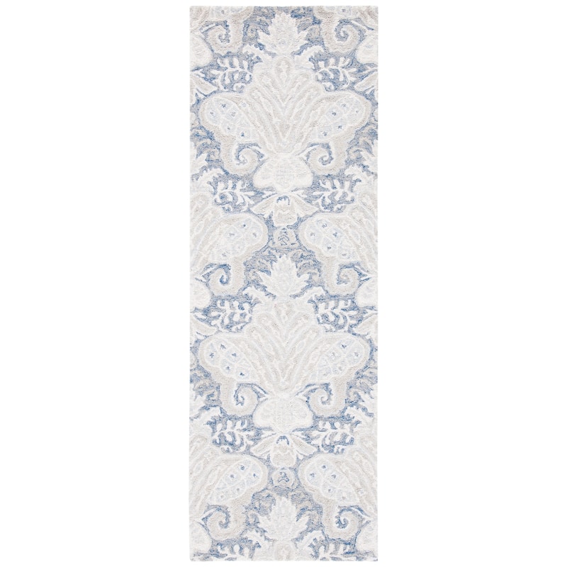 SAFAVIEH Handmade Micro-Loop Doinita Modern Wool Rug