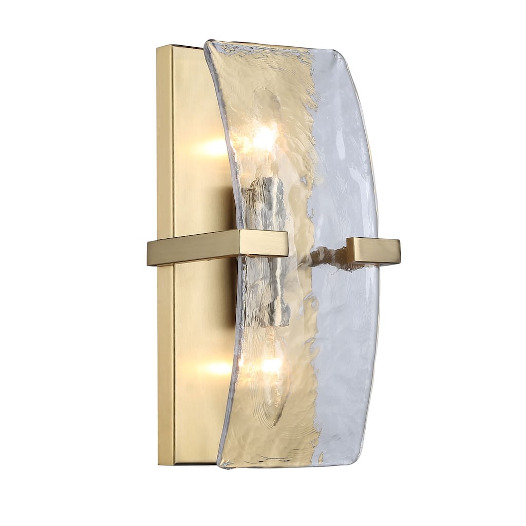 Golden Lighting Aenon 2-light Wall Sconce in Matte Black - Matte Black