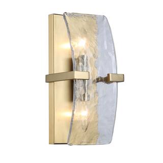 Golden Lighting Aenon 2-light Wall Sconce in Pewter