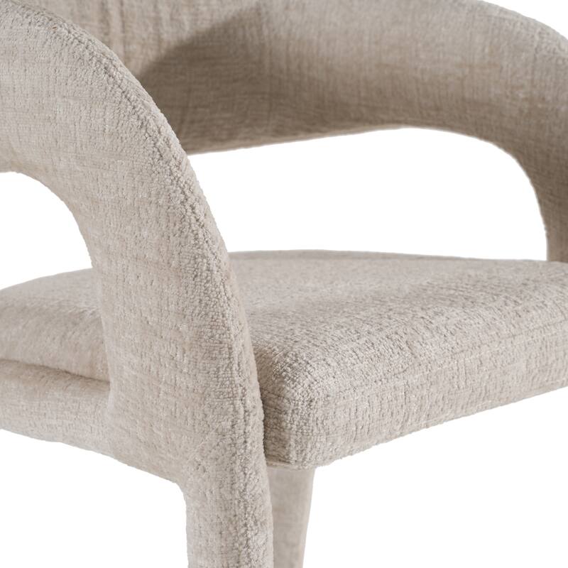 Modrest Faerron Modern Light Grey Fabric Counter Chair