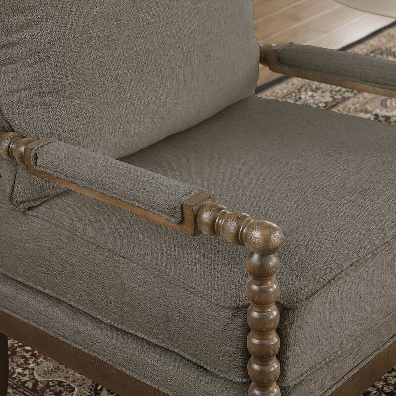 Morden Fort Modern Spindle Chair, Accent Chair for Livingroom