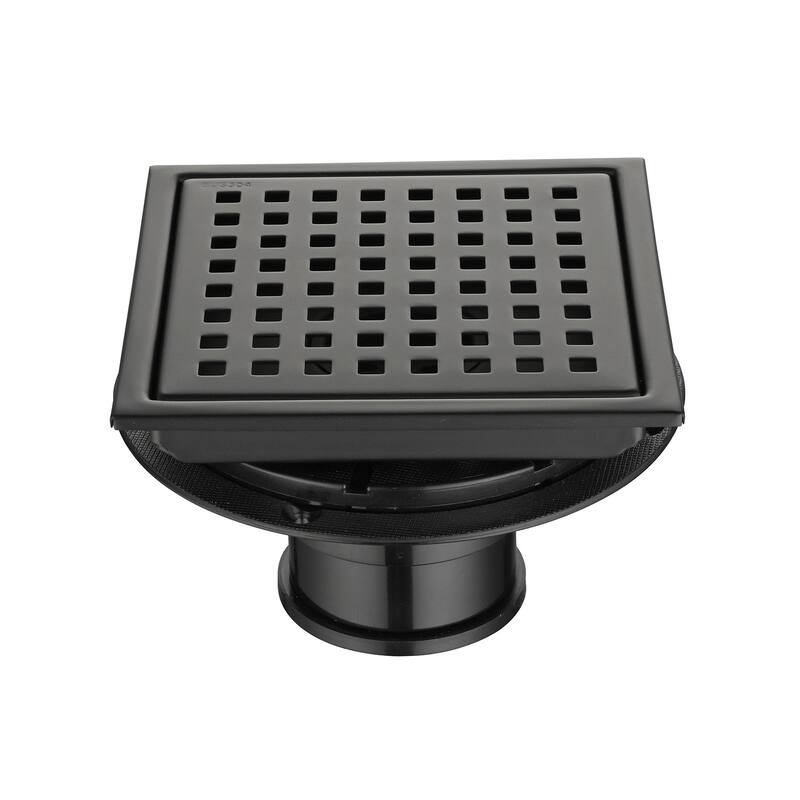 Topcraft 6-Inch Stainless Steel Square Floor Drain