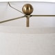 preview thumbnail 6 of 5, Uttermost Cardoni Smoke Table Lamp