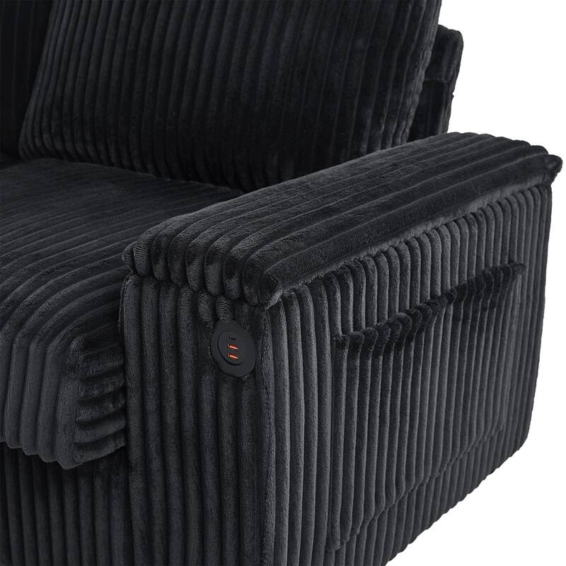 4-seater Corduroy Sofa Couch