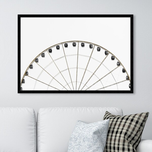 Oliver Gal 'Lets Go For A Ride' Entertainment and Hobbies Framed Wall Art Prints Festivals - White, Black. Opens flyout.