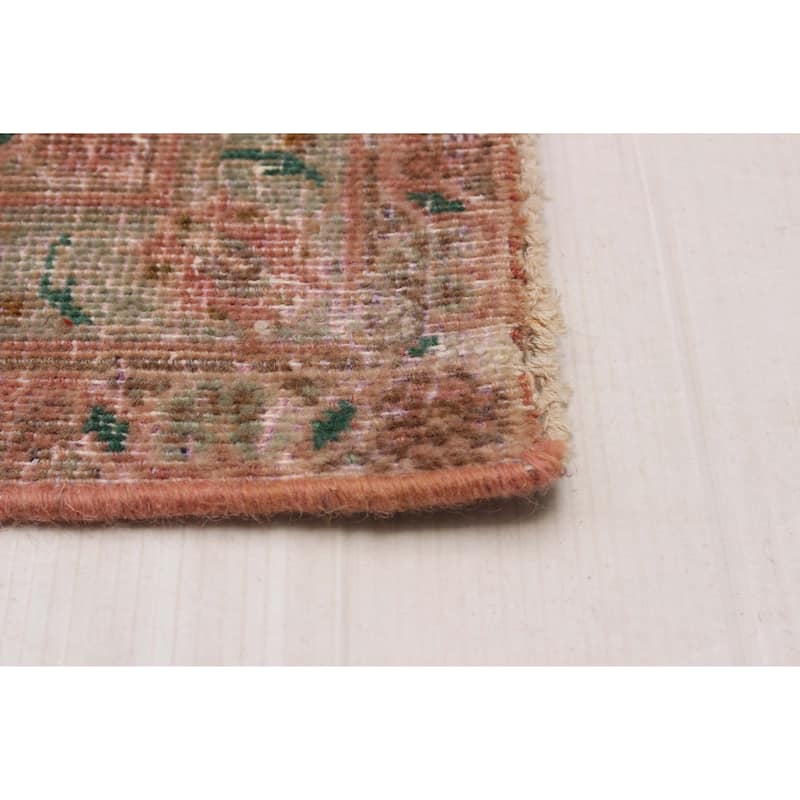ECARPETGALLERY Hand-knotted Antalya Vintage Dark Copper Wool Rug - 9'6 x 13'2
