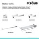 preview thumbnail 13 of 19, KRAUS Stelios Bathroom Towel Ring