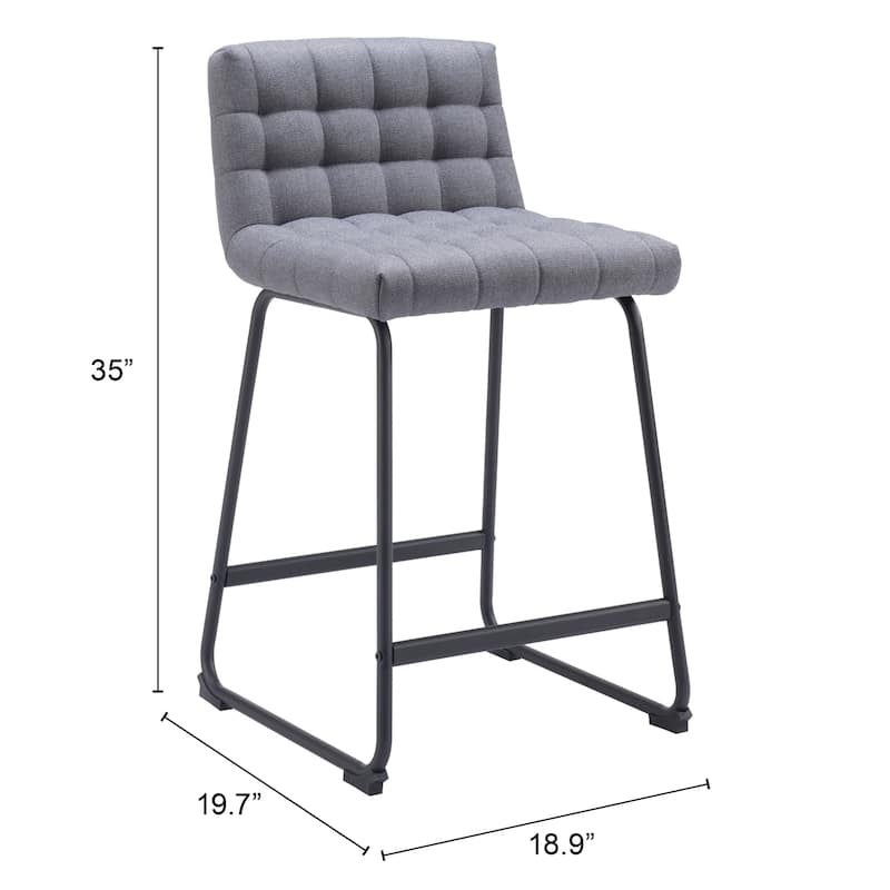 Pago Counter Stool Gray