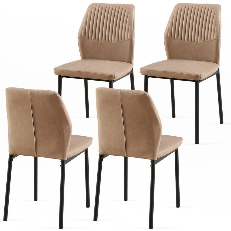 PU Leather Dining Chairs Set of 4