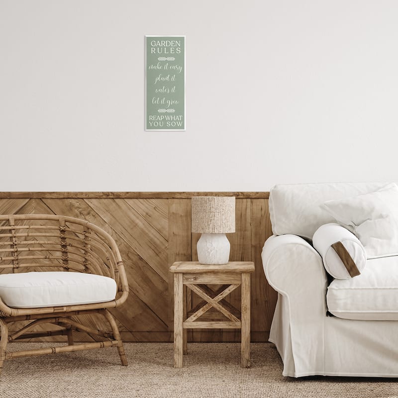 Stupell Reap What You Sow Gardening Wall Plaque Art Design By Lil' Rue