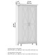 preview thumbnail 16 of 70, Key West Tall Storage Cabinet with Doors and Shelves by Bush Furniture