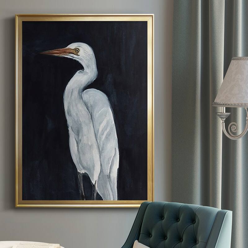 Calm Great Egret I Premium Framed Print - Ready to Hang