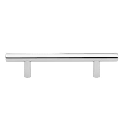 GlideRite 6-inch Solid Polished Chrome Handles 3.75 inch CC Cabinet Bar Pulls (Pack of 10 or 25)