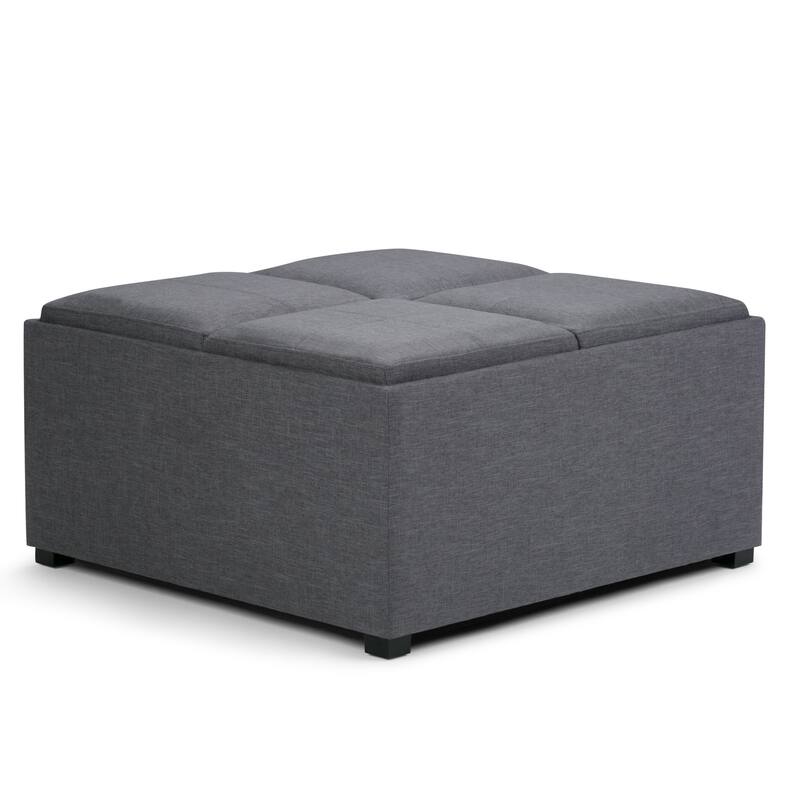 WYNDENHALL Franklin Wide Contemporary Table Ottoman