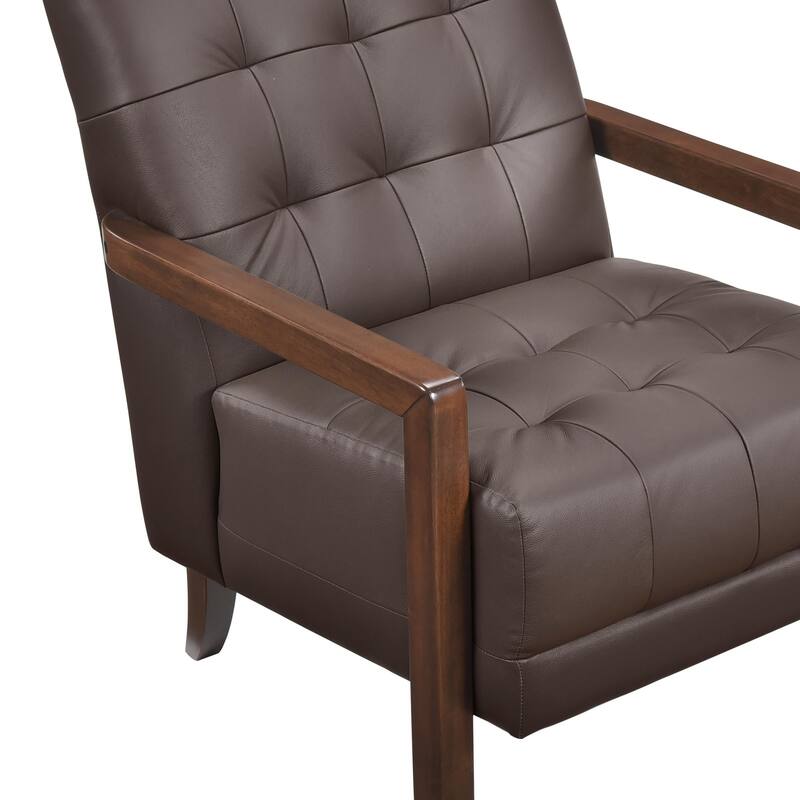 Mid Century Style Upholstered Armchair