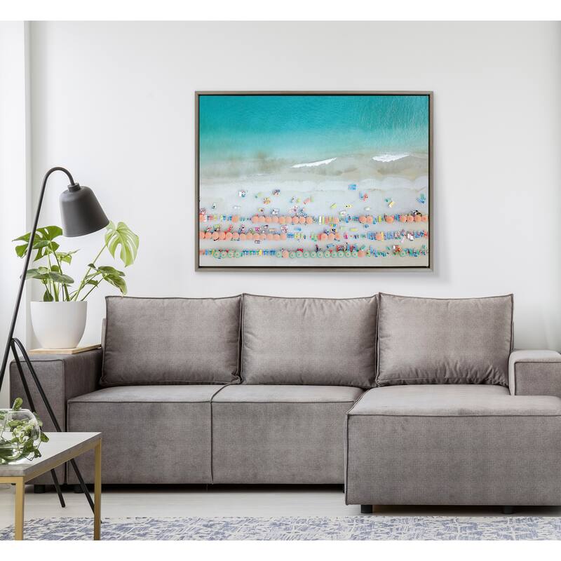 Kate and Laurel Sylvie Monterosso 6 Framed Canvas by Rachel Bolgov