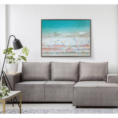 Kate and Laurel Sylvie Monterosso 6 Framed Canvas by Rachel Bolgov