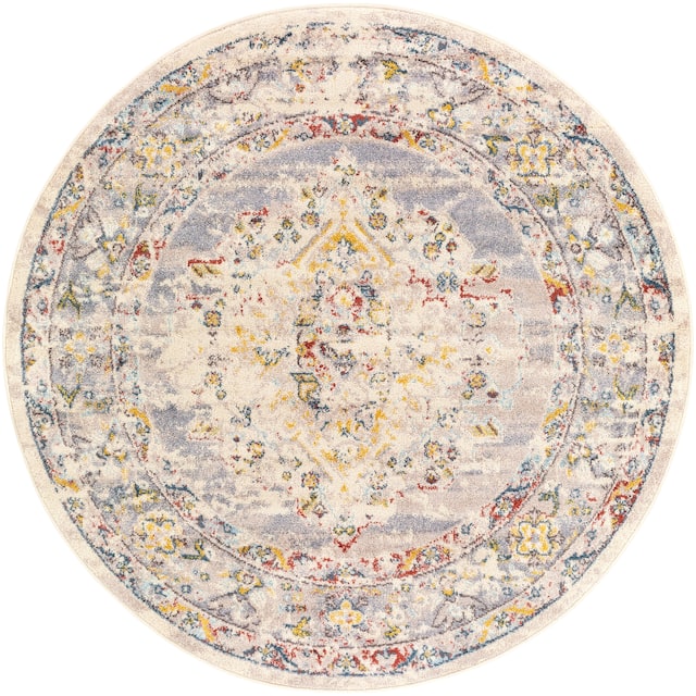Elmas Traditional Persian Medallion Area Rug