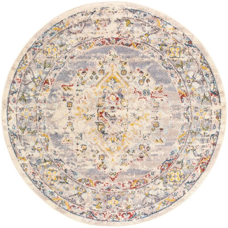 Artistic Weavers Elmas Traditional Persian Medallion Area Rug