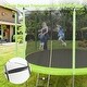 preview thumbnail 5 of 14, 10FT Trampoline, Recreational Trampolines with Enclosure Net and Ladder