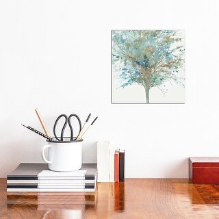 iCanvas "Tree Teal I" by Allison Pearce Canvas Print